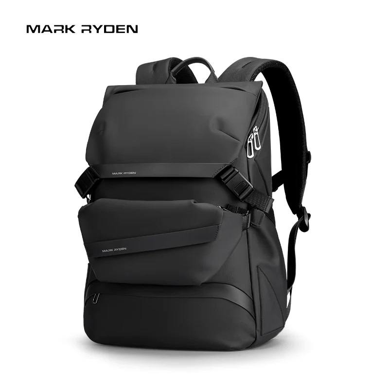 Mochila Mark Ryden Almighty MR2859, para laptops de hasta 15.6", incluye Cangurera, color negro