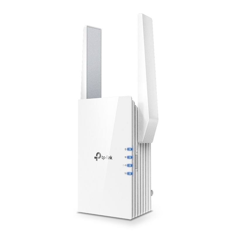 Extensor de Red Wi-Fi TP-LINK AX1500, RE505X Wi-Fi 6, Doble Banda 300Mbs en 2.4GHz, 1200Mbps en 5GHz, 1x Ethernet Port