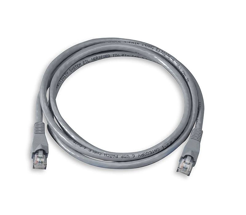 CABLE UTP CAT6 T-VISION - 2 METROS - GRIS, Pass Fluke, 7x 0.2mm
