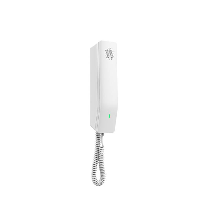Telefono IP Hotelero GRANDSTREAM GHP610, 2 cuentas y Lineas SIP, 1 puerto red 100Mbps PoE, color blanco