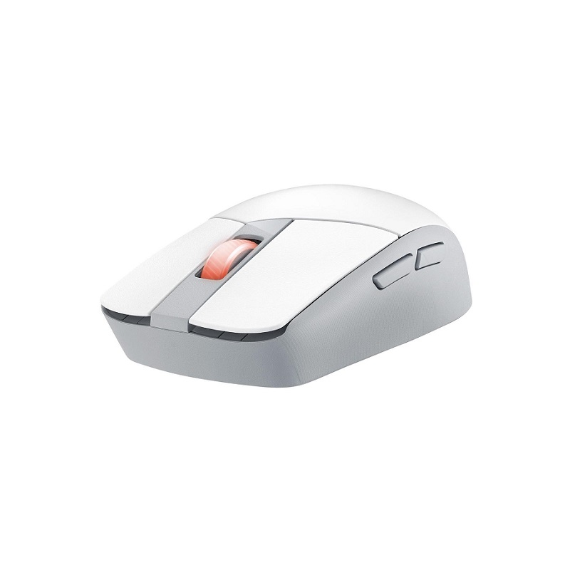 Ratón Gaming Asus P520 ROG Strix Impact III, conexión Inalámbrica 2.4GHz, 5 botones programables, 36.000dpi, Blanco