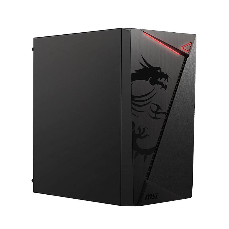 Gabinete Gaming MSI MAG SHIELD M301, Micro ATX, 1x Fan preinstalado, color negro