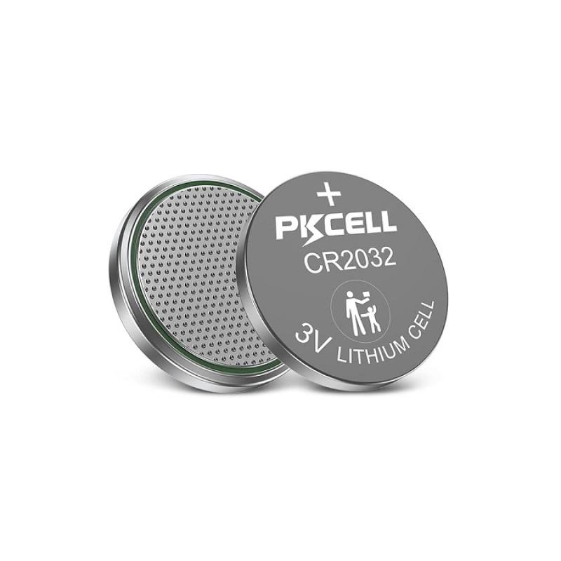 Batería LITHIUM PKCELL CR2032, CELL 3V, 210mAh