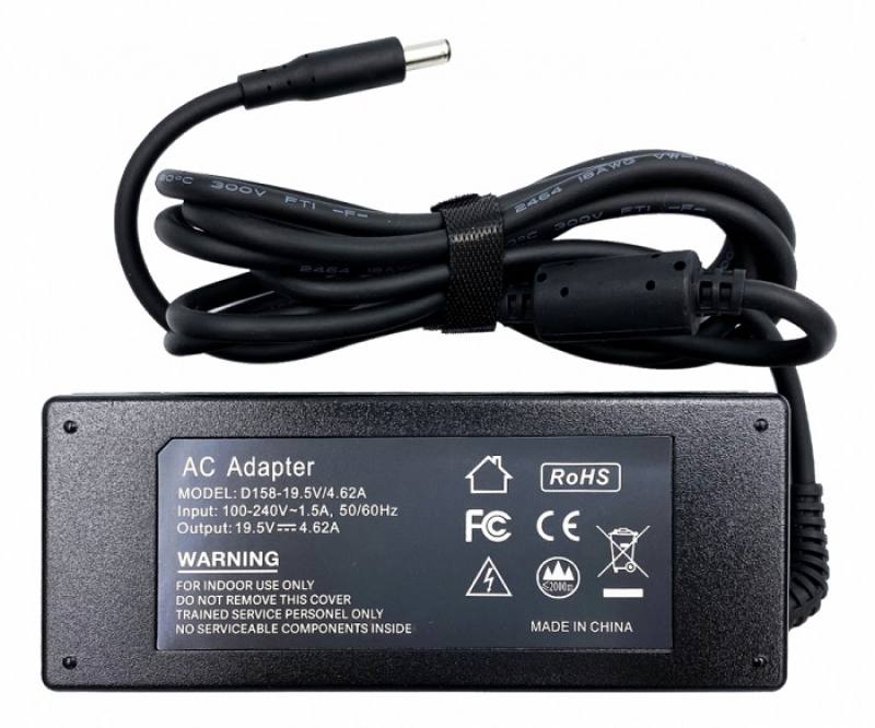 Cargador Generico para Laptop DELL de 19.5V 4.62A Conector de 4.5mm X 3.0mm