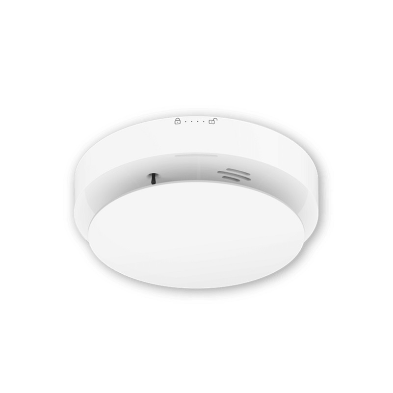 Sensor detector de Humo Fotoeléctrico y Temperatura HIKVISION, Inalámbrico para panel de Alarma AX-PRO, interior, Soporta Funcionalidad Autónoma