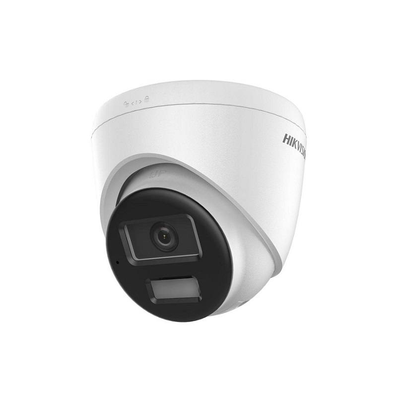 Camara IP Domo Hikvision, POE, 2.8mm, 4MP, 3D DNR, IR 30m, Smart Hybrid Light, Two Way Audio, Outdoor/Indoor, IP67, MSD Hasta 512GB, Metal y plástico