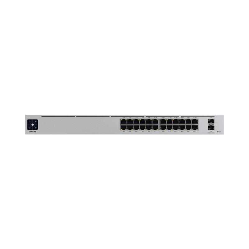Switch Ubiquiti Unifi 24 Puertos USW-PRO-24-POE, 2 Puertos 1/10G SFPP, PoE+ (400W)
