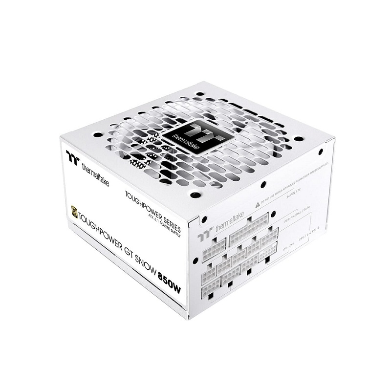Fuente de poder Thermaltake Toughpower GT Snow, 850W, 80+ Gold, ATX 3.1, PCIe 5.1, Modular