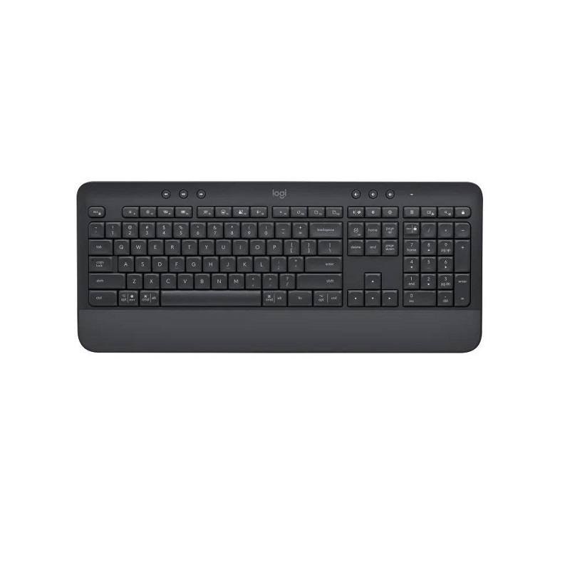 Teclado Inalámbrico Logitech SIGNATURE K650, Conexión Bluetooth y Receptor USB, Negro, Español