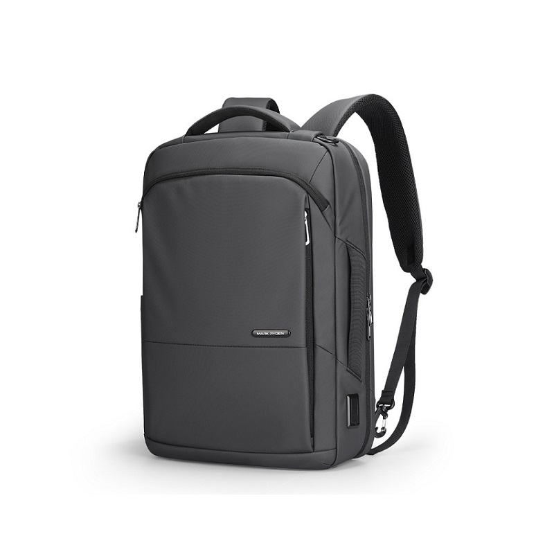 Mochila convertible Mark Ryden MR9533SJ-07, para laptops de hasta 15.6", Puerto USB y tipo C integrado , color gris