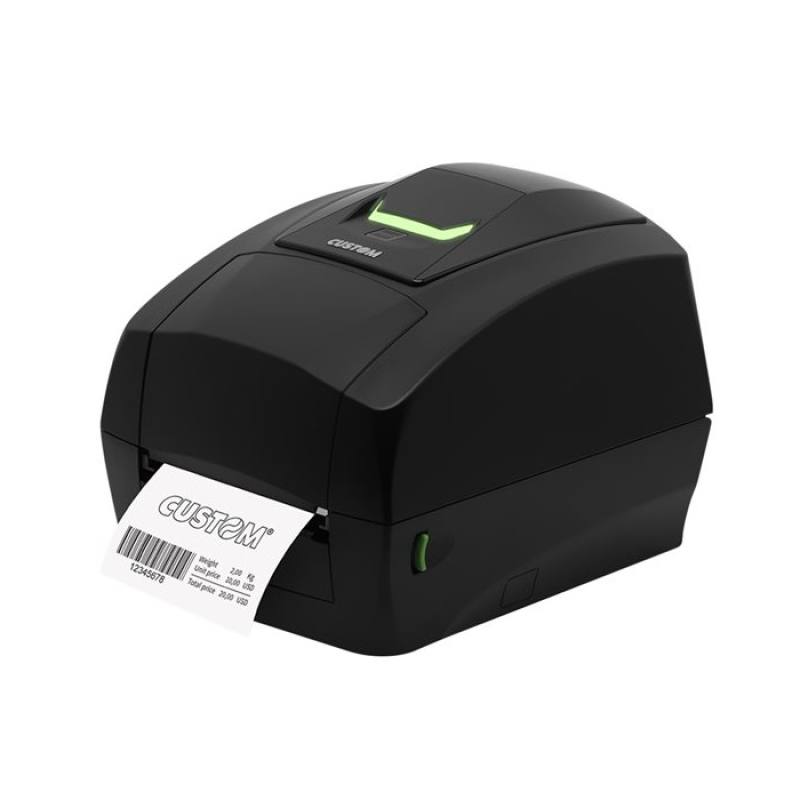 Impresora térmica de etiquetas, tickets Custom USA D4-102, Impresión Máx 127mm/s, Resolución 203dpi, USB 2.0, RS232D4