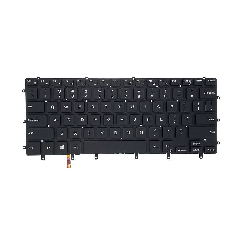 Teclado para Dell Precision 5510 5520 5530, 0GDT9F GDT9F con retroiluminación, Ingles