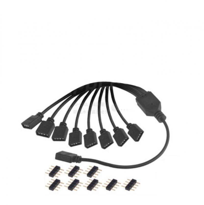 Splitter RGB de 8CH, 12V, AURA