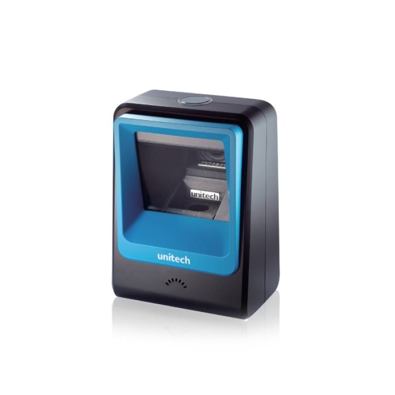 Lector de codigo de barra Laser UNITECH, TS100, 1D/2D, interfaz USB y RS232, Negro