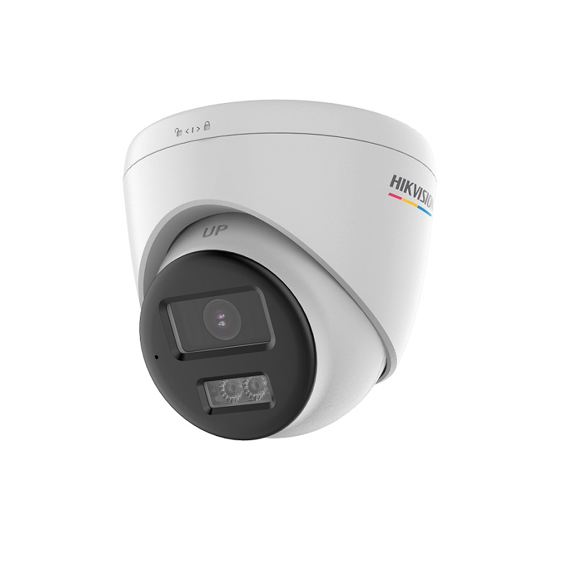 Camara Domo Hikvision TVI/AHD/CVI/CVBS, 2.8mm, 2MP, 40M, IP67, Smart hybrid light, Color Vu, Audio bidireccional, WDR, IP67, Plástica