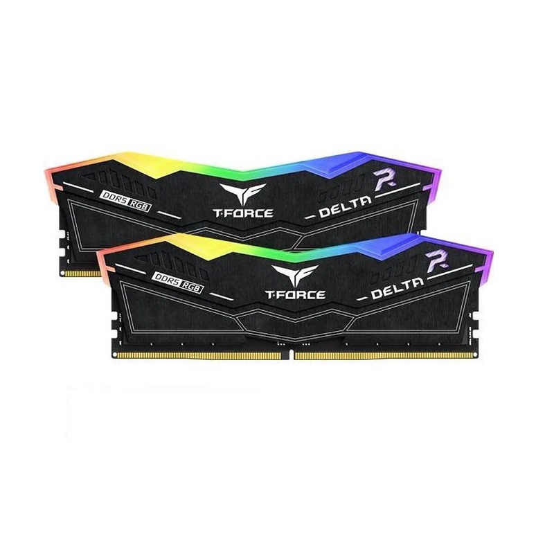 Memoria RAM DDR5 32GB (2x 16GB) 6400Mhz DIMM Team Group PC5-51200, CL38, 1.35V, T-Force Delta RGB