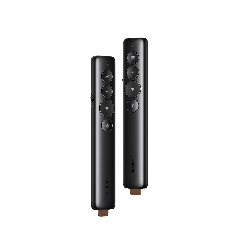 Presentador Inalámbrico UGREEN LP479, puntero Láser, Conexión USB 2.4GHz, alcance de hasta 100 Metros
