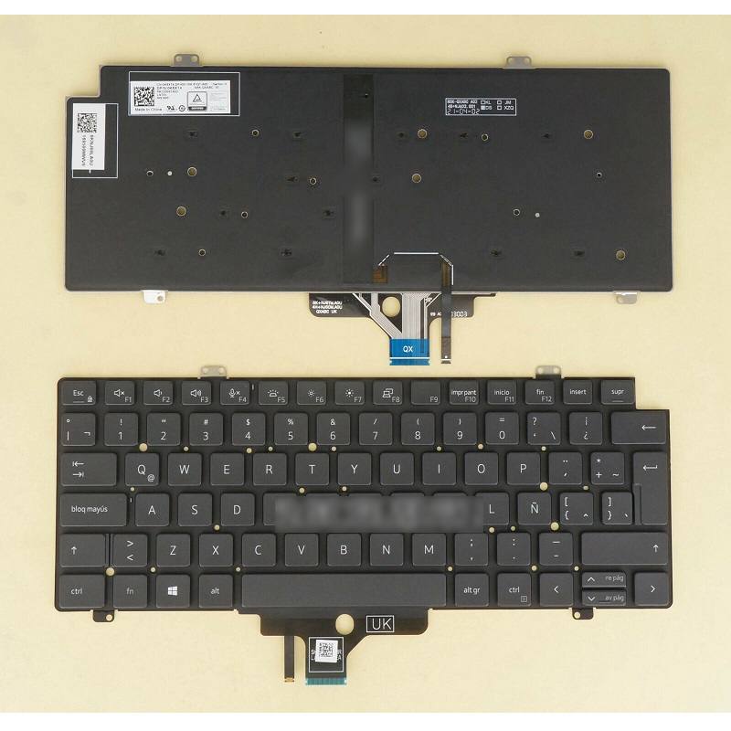 Teclado DELL Latitude 5420 7420 7520 2021, con retroiluminación, Español.