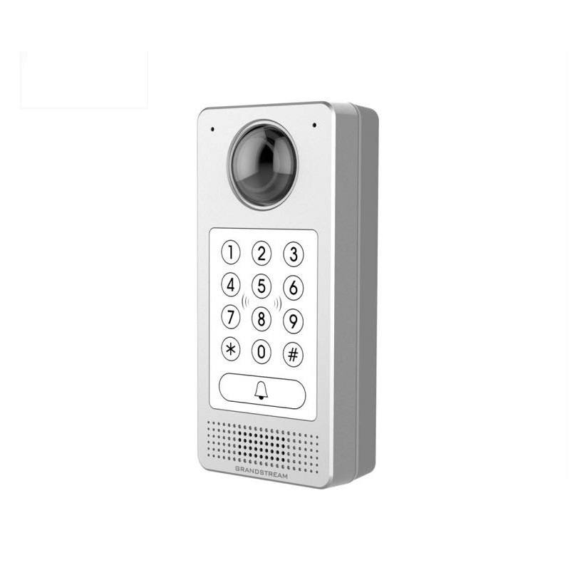 Intercom IP GrandStream GDS3710, Audio bidireccional, resolución de video 1080p, Lector RFI, Visión 180°, PoE integrado