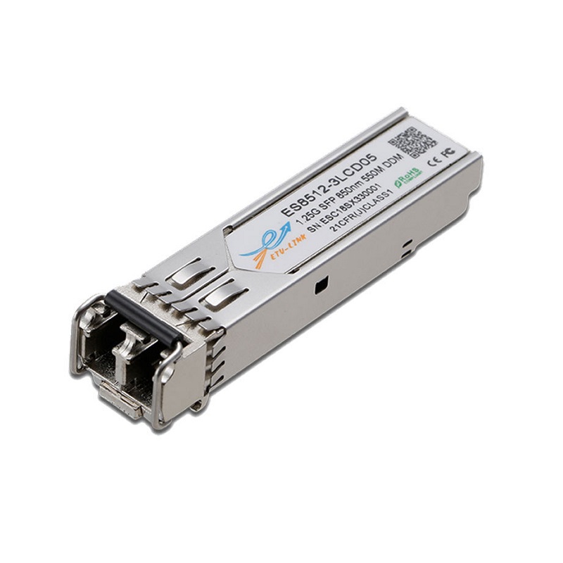 Modulo óptico ETU-LINK ES8512-3LCD05, 1.25G SFP Gigabit multimodo fibra dual 850nm 550m