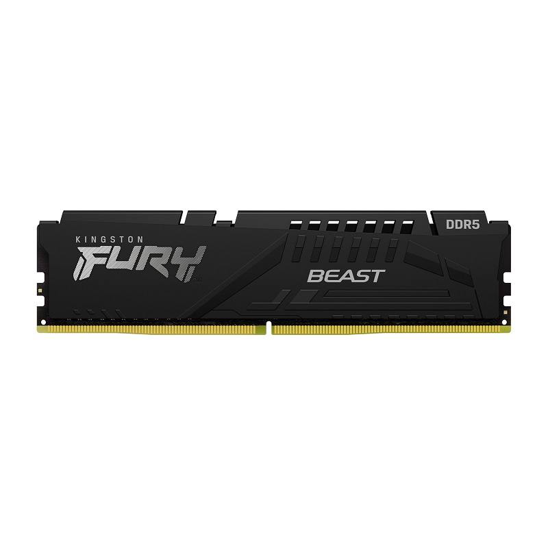 Memoria Ram KINGSTON Serie FURY BEAST, DDR5 16GB, 5200MHz DIMM, CL40, 1.25V