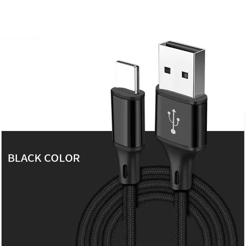 Cable USB 3.1 a USB Tipo C T-VISION de 1.5 Metros, soporta carga súper rápida 5A, trenzado color negro