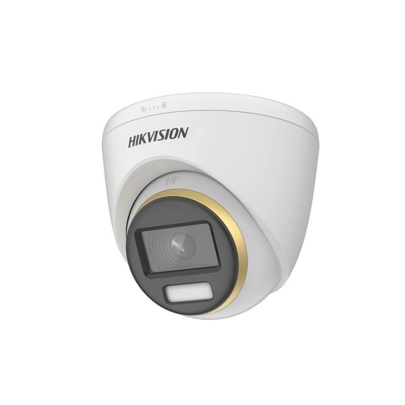 Cámara Domo Hikvision TVI/AHD/CVI/CVBS, 2.8mm, 8MP 4K, 40M, IP67, Color Vu, WDR 130 dB, Plástica