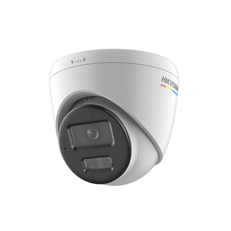Camara IP Domo Hikvision, POE, 2.8mm, 4MP, 3D DNR, IR 30m, Smart Hybrid Light, Color Vu 3.0, Micrófono, Outdoor/Indoor, IP67, Metal y plástico
