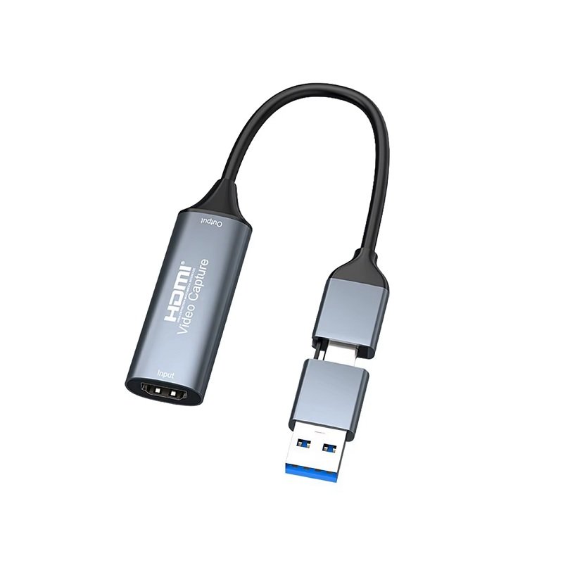 Capturadora de Video USB A y tipo C 3.1 a HDMI 4K 30Hz U3, para portátil, tableta y más