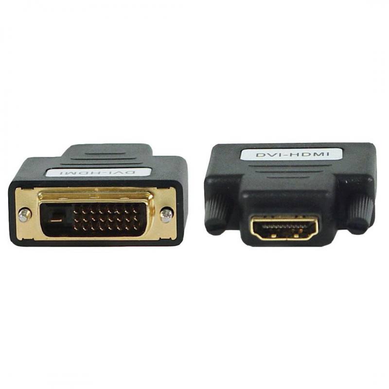 ADAPTADOR de DVI macho a HDMI hembra 24+1