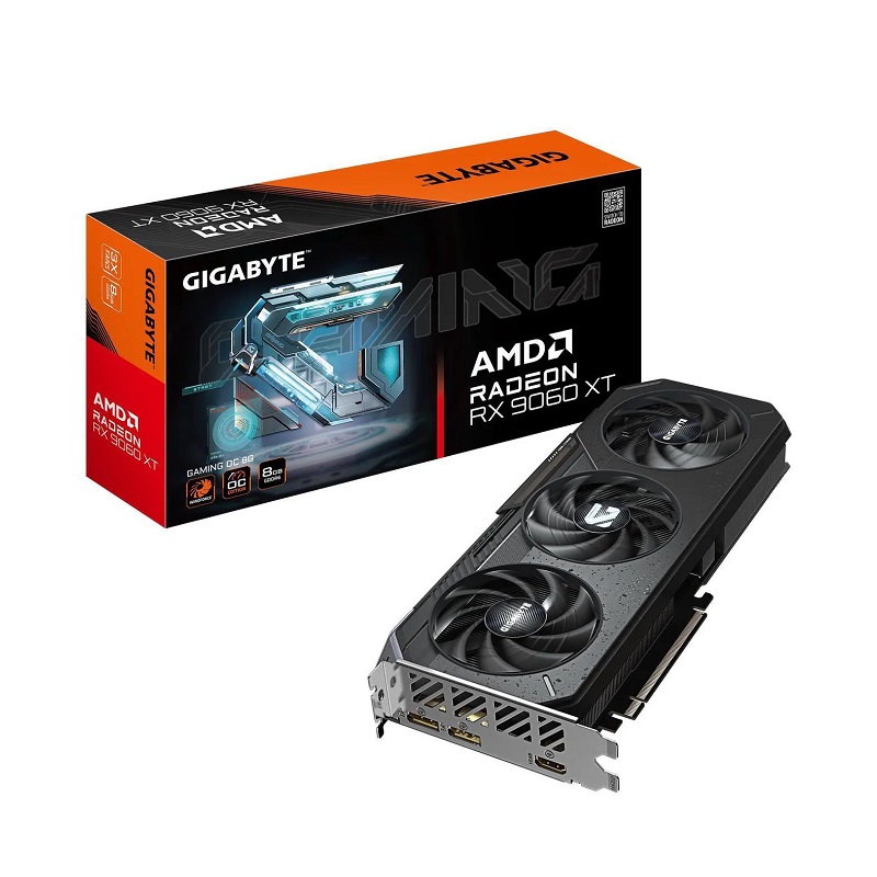Tarjeta de video GIGABYTE Gaming AMD Radeon RX9060XT, 8GB GDDR6, HDMI, DisplayPort, PCIe 5.0