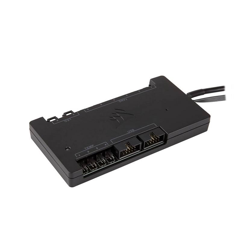 Controlador CORSAIR iCUE Commander PRO para velocidad del ventilador e Iluminación Smart RGB