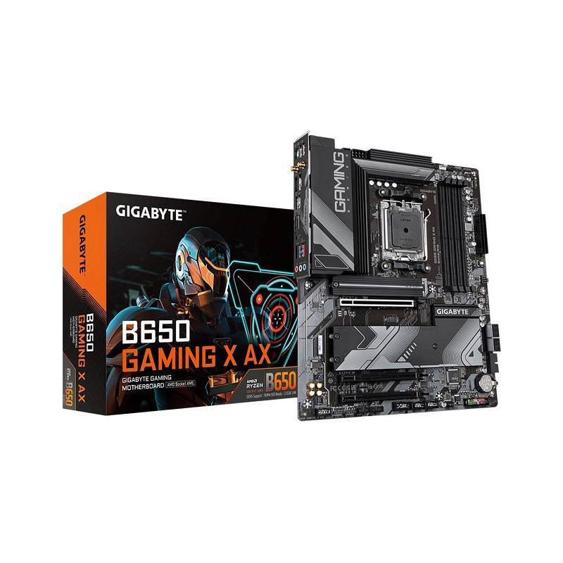 Tarjeta Madre GIGABYTE B650 GAMING X AX, AMD R7 AM5, DDR5 6400, M