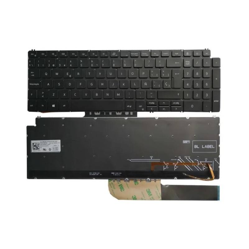 Teclado para Dell DELL Inspiron 15 5502, 5509, 5505, 5509, 5510, 5590, 5591, 5598, 5593, 5584, 3501, 3505, Español