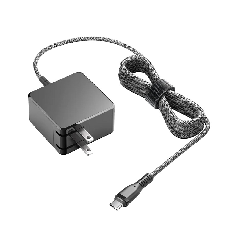 Cargador Universal T-VISION de 20V 3.25A, 65Watts, cable trenzado, conector tipo C