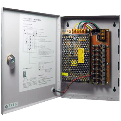 Fuente De Poder Panel De Distribucion De 12V-10A 9 Channels