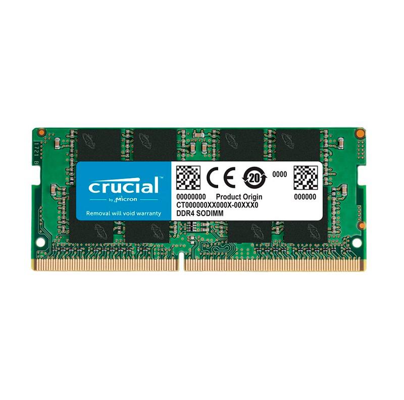 Memoria RAM DDR4 8GB 2666MHZ SODIMM, PC4-21300, CRUCIAL, CL19, 1.2