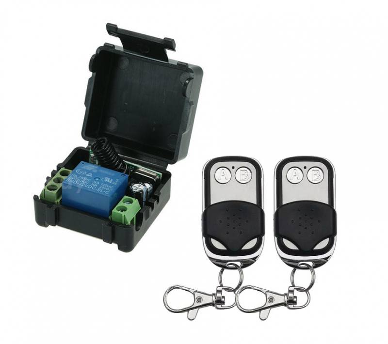 Kit Modulador Inalámbrico Receptor De 2CH, (2 CONTROLES) 12V 10A, 315 Mhz