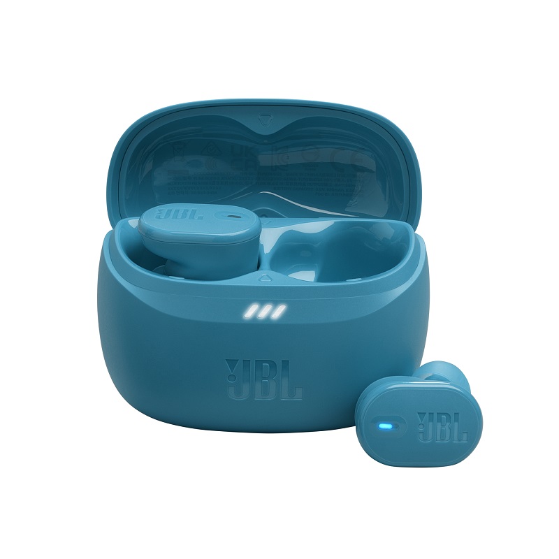 Audifonos JBL Tune Buds 2, Con estuche de carga, Estéreo, conexión Inalámbrica Bluetooth 5.3, IP54, Turquesa