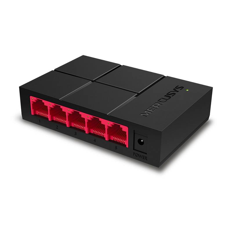 Switch MERCUSYS MS105G De 5 Puertos 10/100/1000 Mbps Gigabit