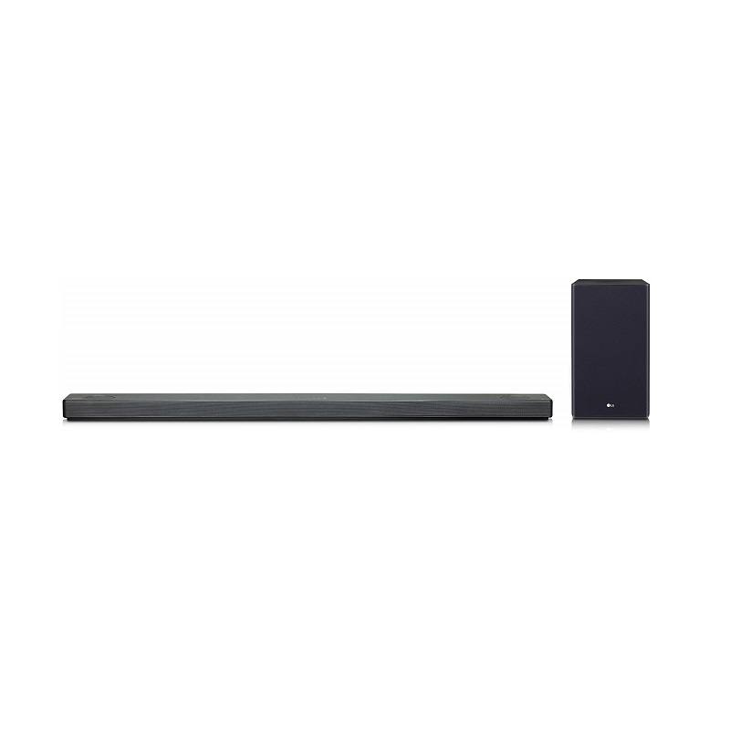 Barra de Sonido, teatro en casa Inteligente LG SL10YG de 570W con sonido envolvente Dolby Atmos, Hi-Res, Meridian y Asistente de Google.