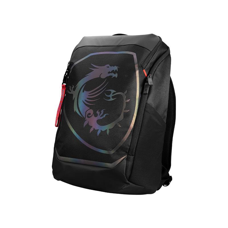 Mochila MSI Titan Gaming Backpack G34, para laptops de hasta 17.3", poliéster IPX-2, color negro.