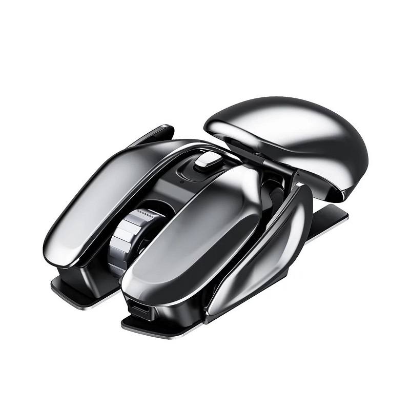 Ratón Gaming Inphic PX2, Inalámbrico 2.4G, 1600DPI, 3 botones, Plateado
