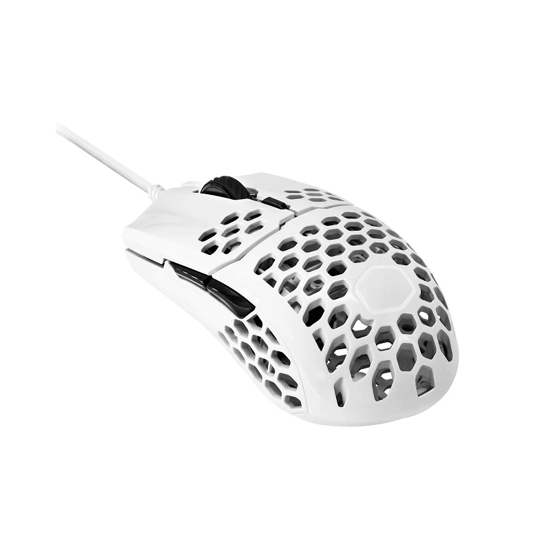 Ratón Gaming Cooler Master MM710 RGB, 6 Botones, conexión USB,  Hasta 16.000 DPI, Blanco Mate