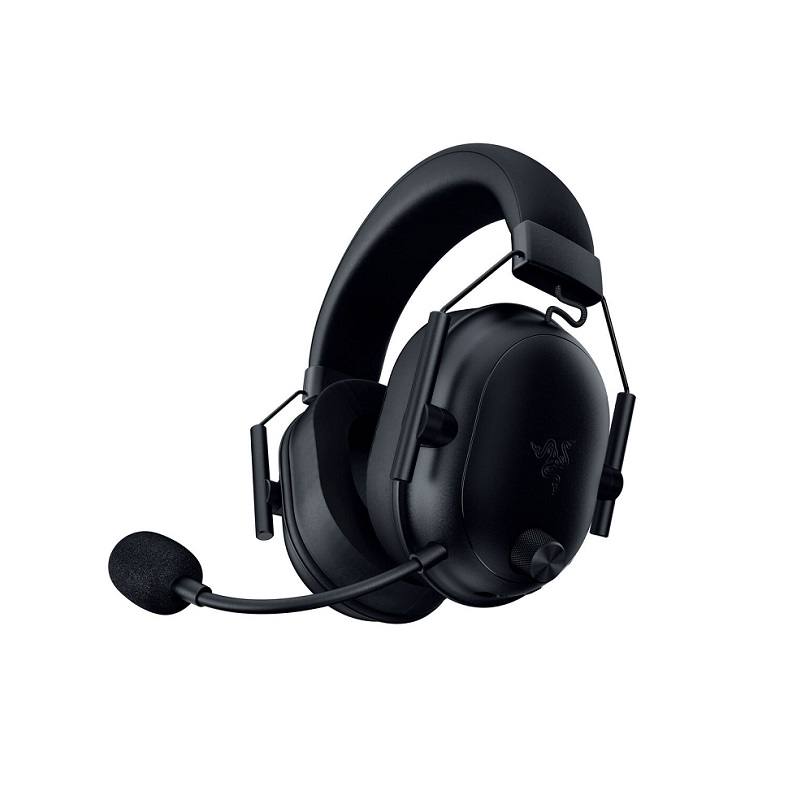Headset Gaming RAZER BlackShark V2 HyperSpeed, Conexión inalámbrica 2.47Hz, Bluetooth y USB, micrófono extraíble, Negro