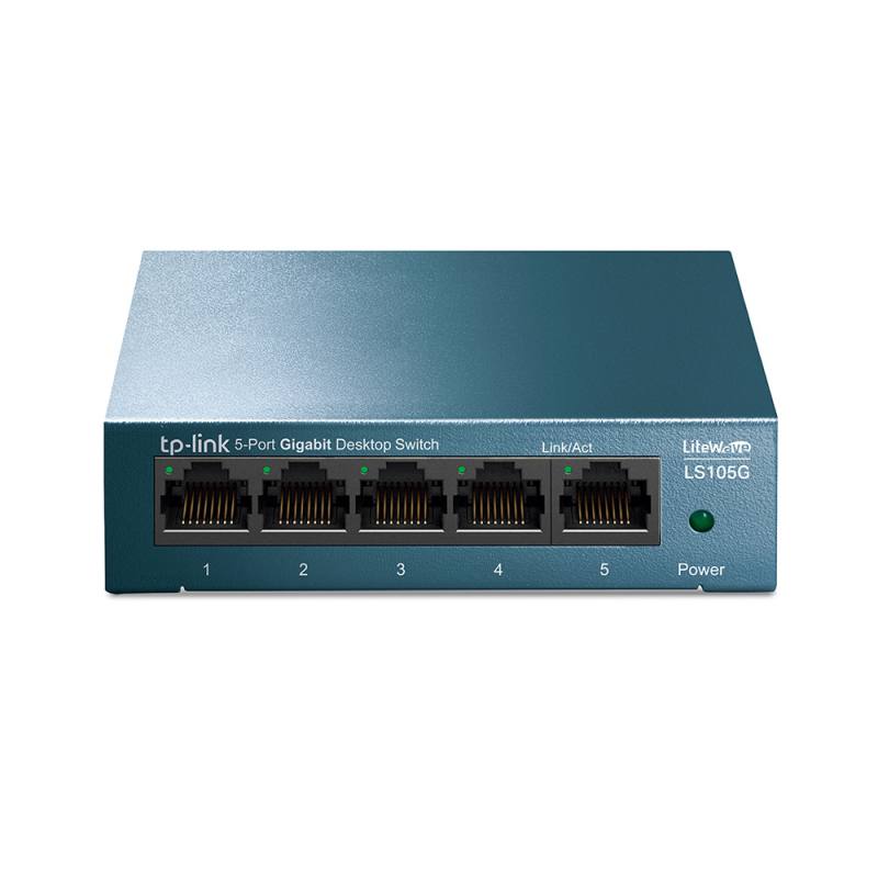 Switch Gigabit de escritorio TP-LINK de 5 puertos a 10/100/1000Mbps