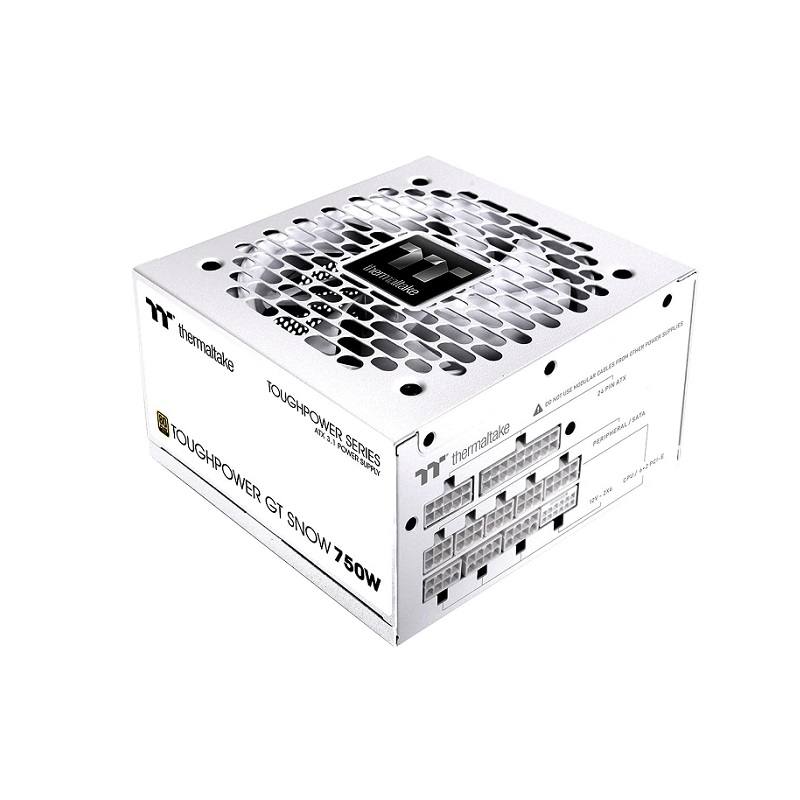 Fuente de poder Thermaltake Toughpower GT Snow, 750W, 80+ Gold, ATX 3.1, PCIe 5.1, Modular