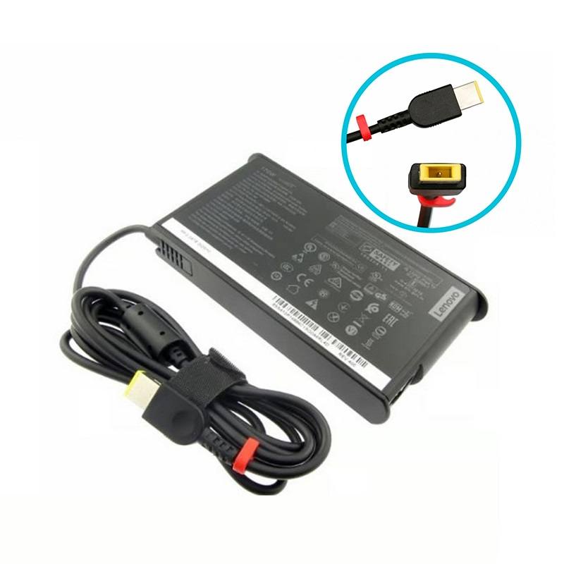 Cargador Original Lenovo para portatiles, 20V 8.5A, 11x4.5mm 170W punta rectangular