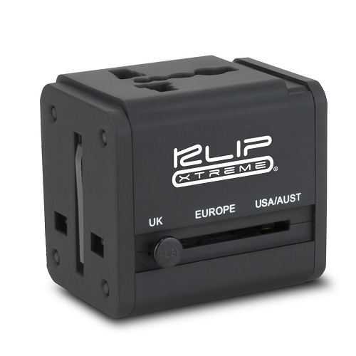 Adaptador de corriente Universal Todo en uno EUR/UK/US/AUS con 2 USB