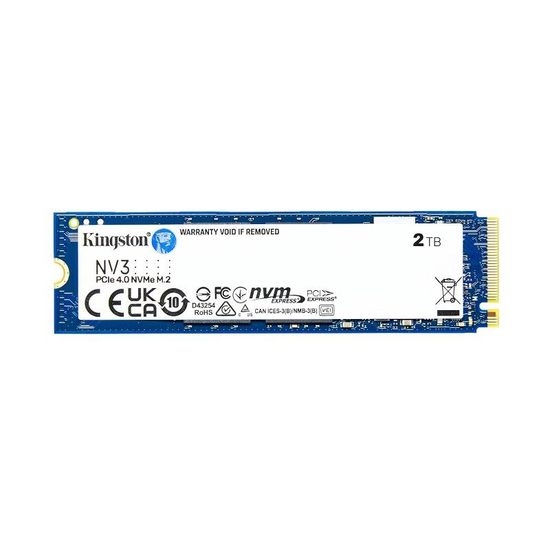 Disco de Estado Sólido SSD Kingston NV3, 2TB, M.2 2280 NVMe PCIe 4.0